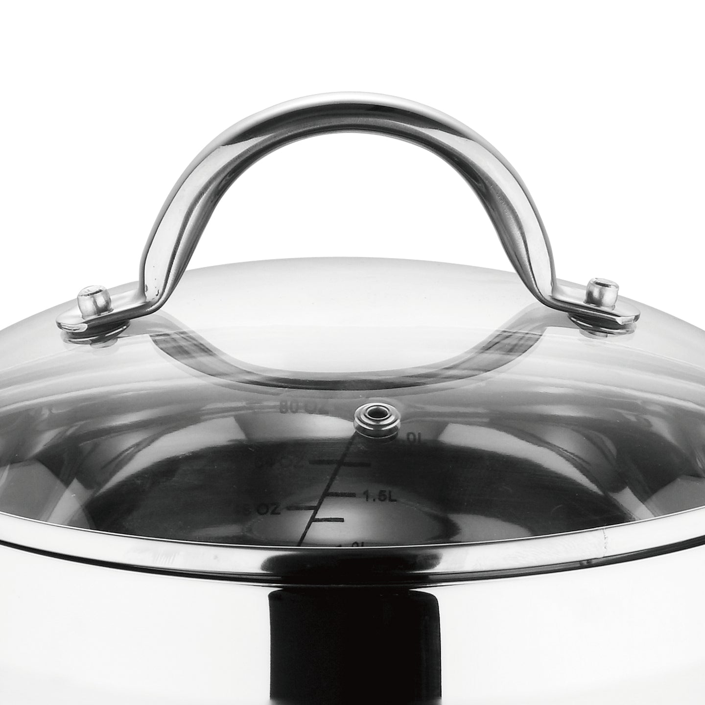 Batería de cocina Bergner de acero inoxidable 8 piezas - Gourmet (3)