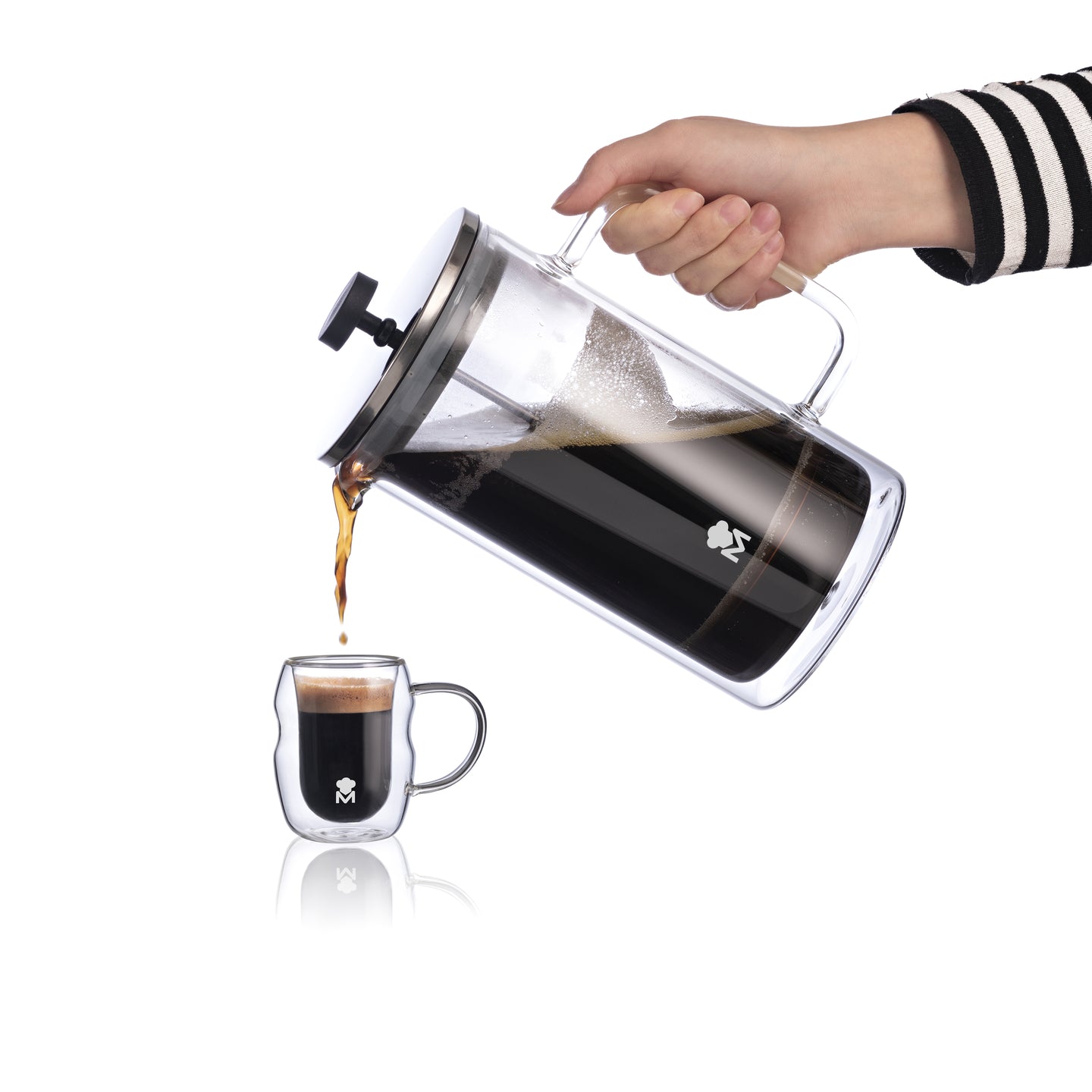Cafetera de émbolo doble pared MasterPRO 800 ml - Mixology (3)