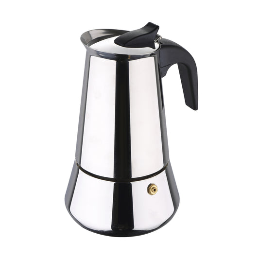 Cafetera italiana Bergner - Barista & CAFETERA 12.7X21.5CM 9TAZAS ACER.INOX IND BARISTA BG