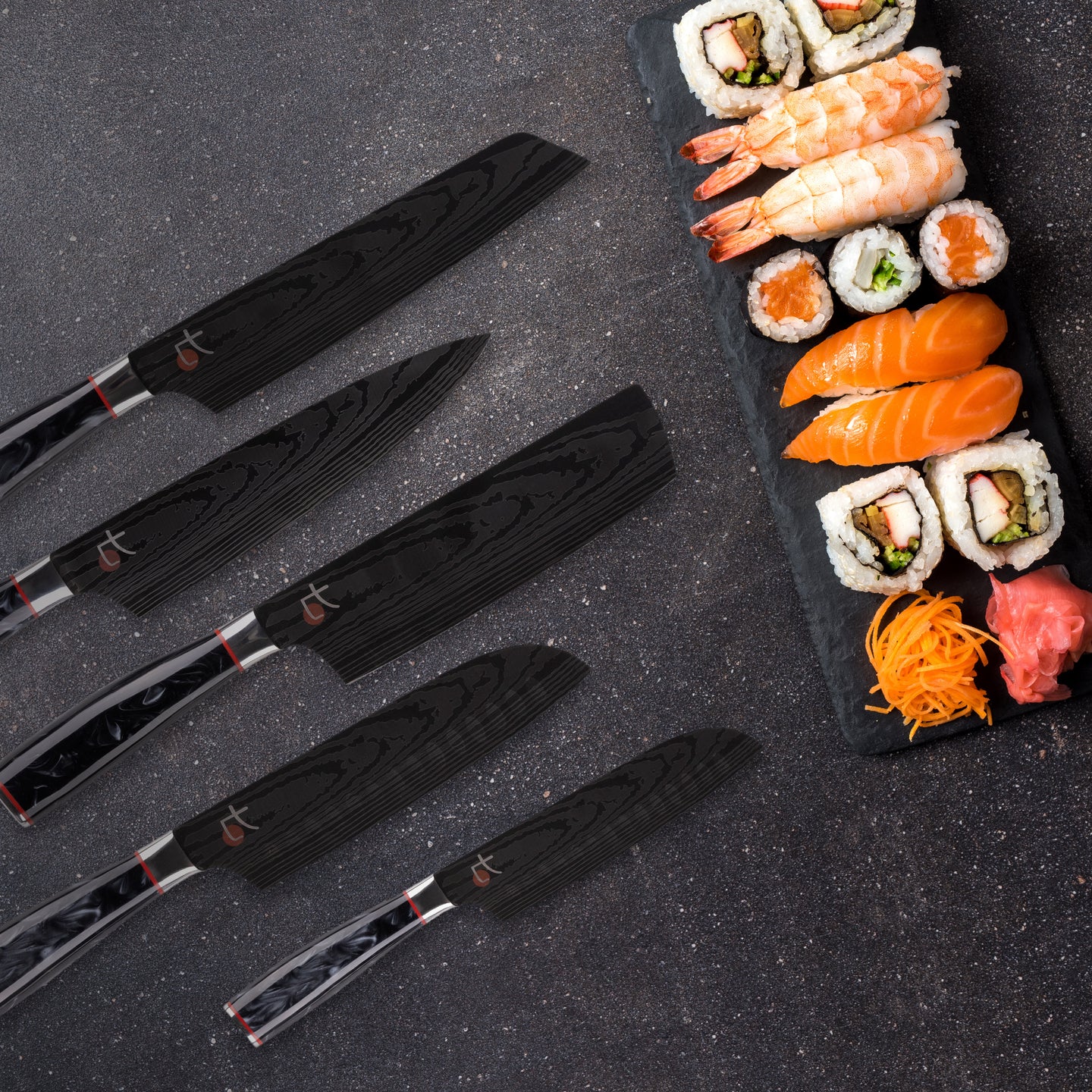 Cuchillo santoku MasterPRO Tetsu 12.5 cm (6)