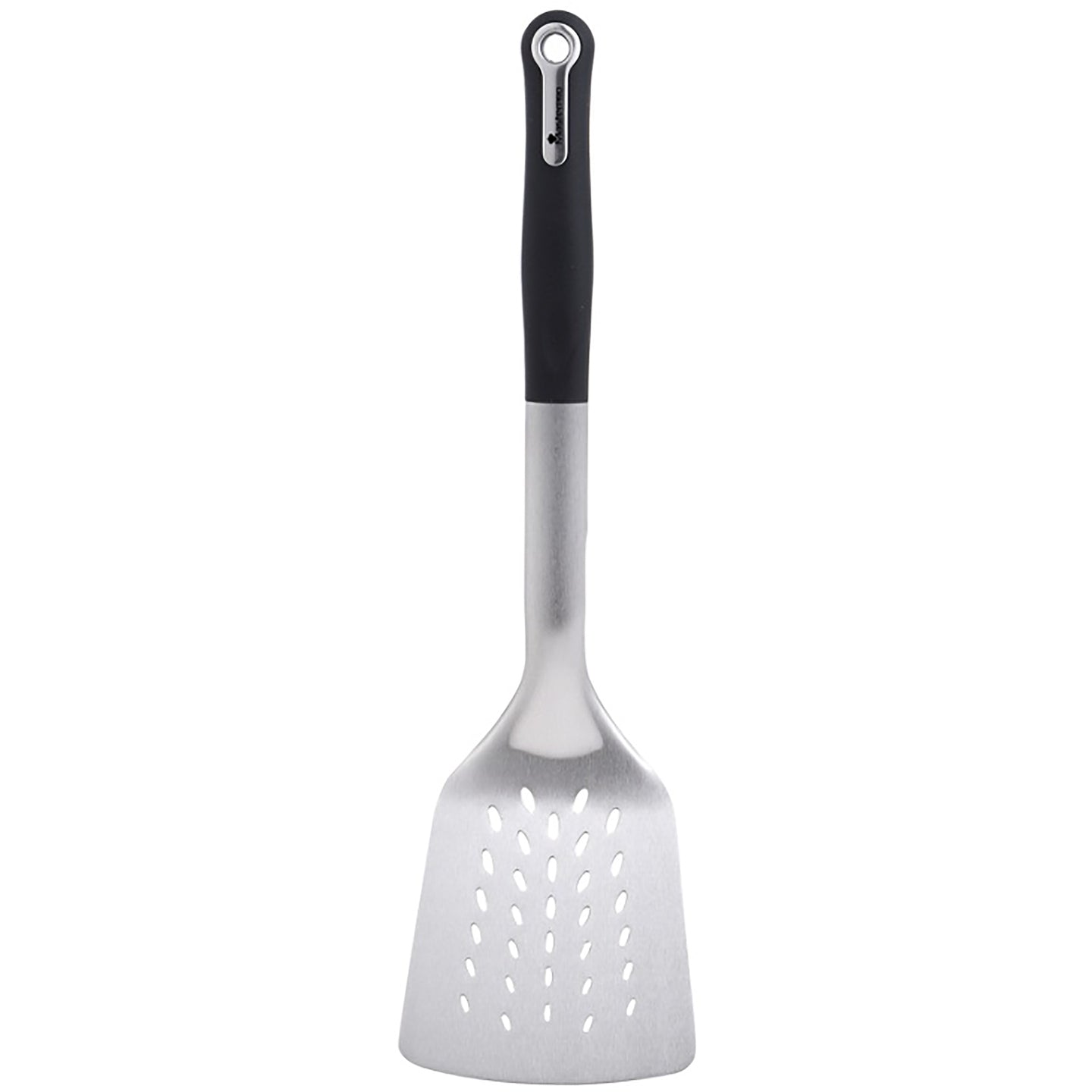ESPATULA RANURADA 33.6X9.5X4.6CM ACERO INOX + PBT FOODIES MP