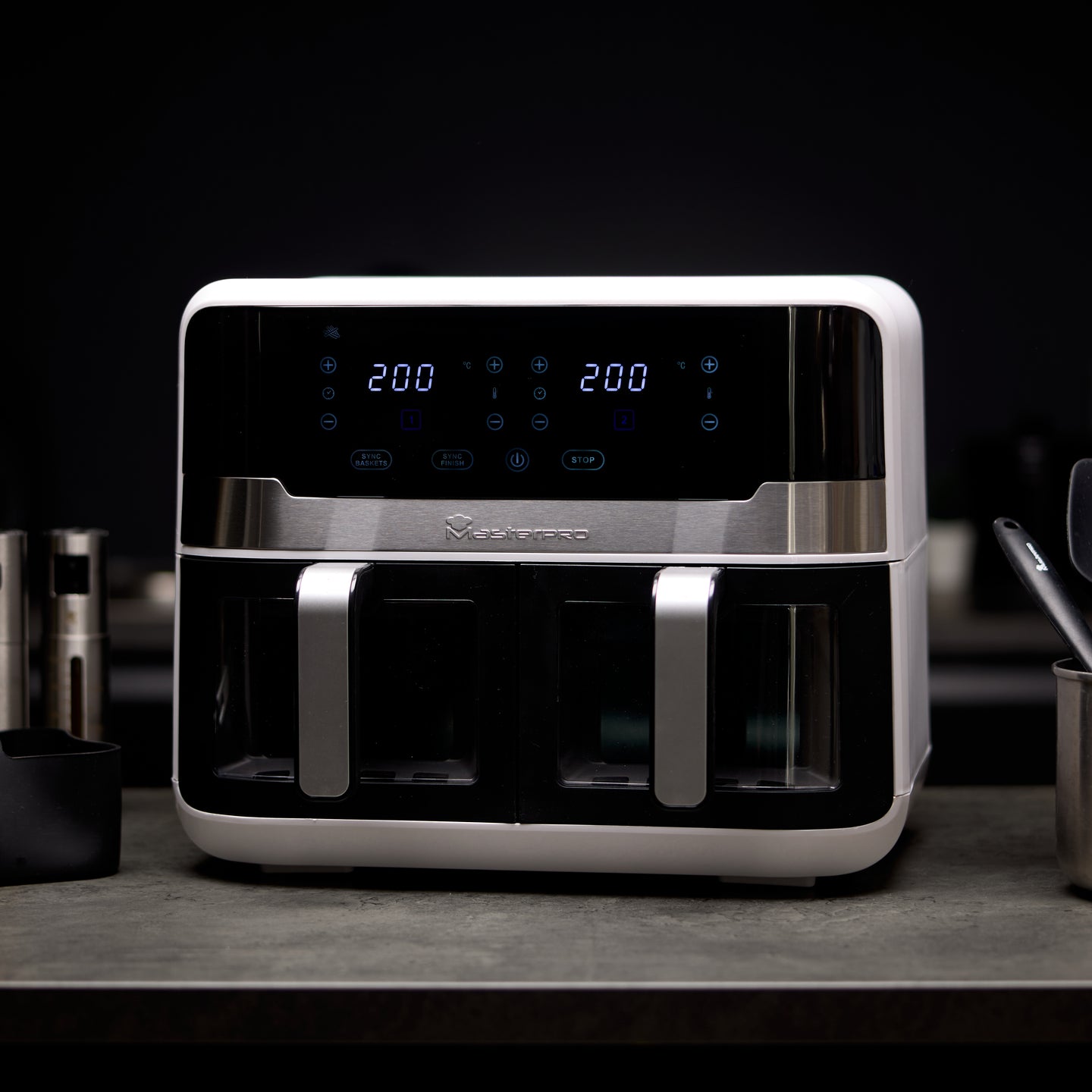 Freidora de aire doble MasterPRO con wifi 9L - i-Rocket duo 900 (8)