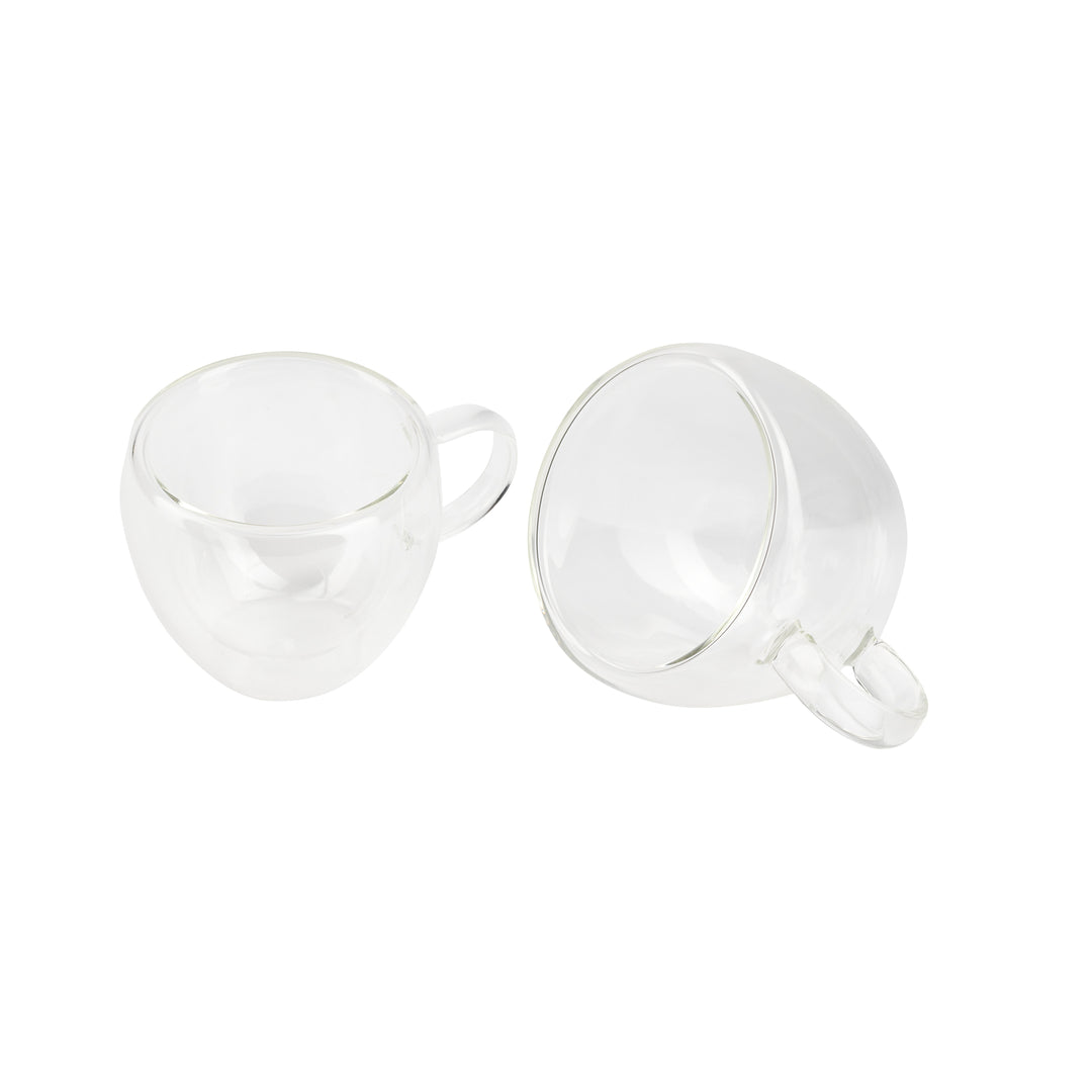 Set 2 Tazas de cristal 100 ml Bergner - Coffee & Tea Lovers