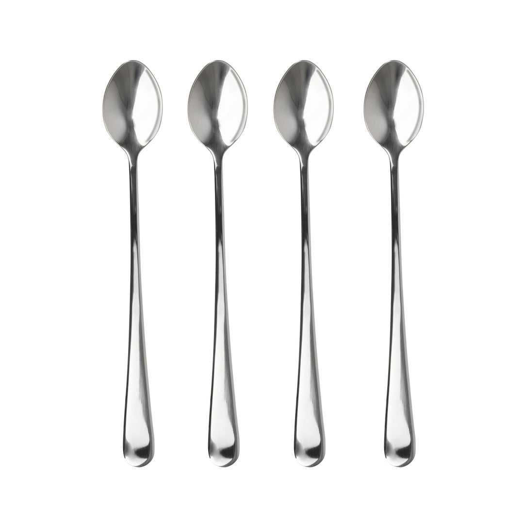 Cucharillas largas de acero inoxidable Bergner 4piezas