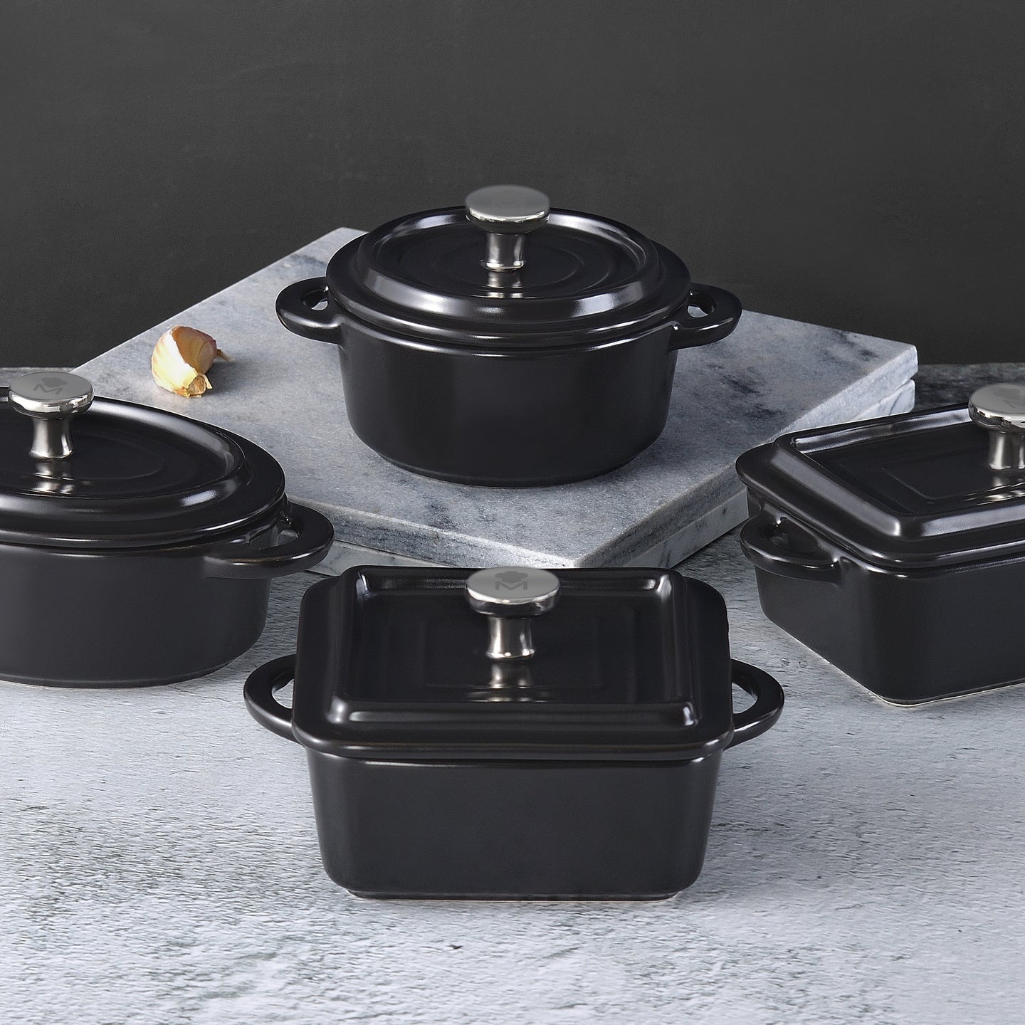 Mini cacerola con tapa cuadrada MasterPRO - Cook & Share (2)