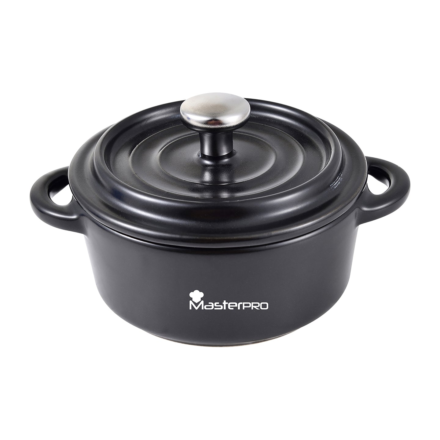 MINI CACEROLA REDONDA 12.9X9.8X4.4/7.1CM STONEWARE C/TAPA COOK AND SHARE MP