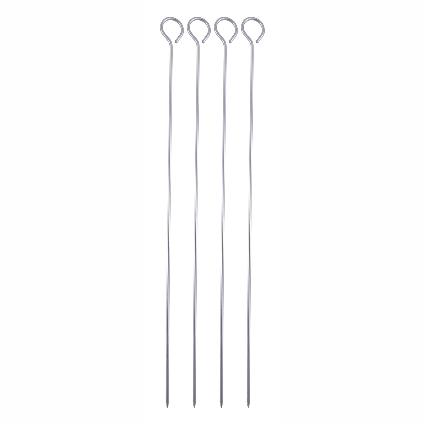 SET 4 PZS BROCHETAS ACERO INOX BBQ BG