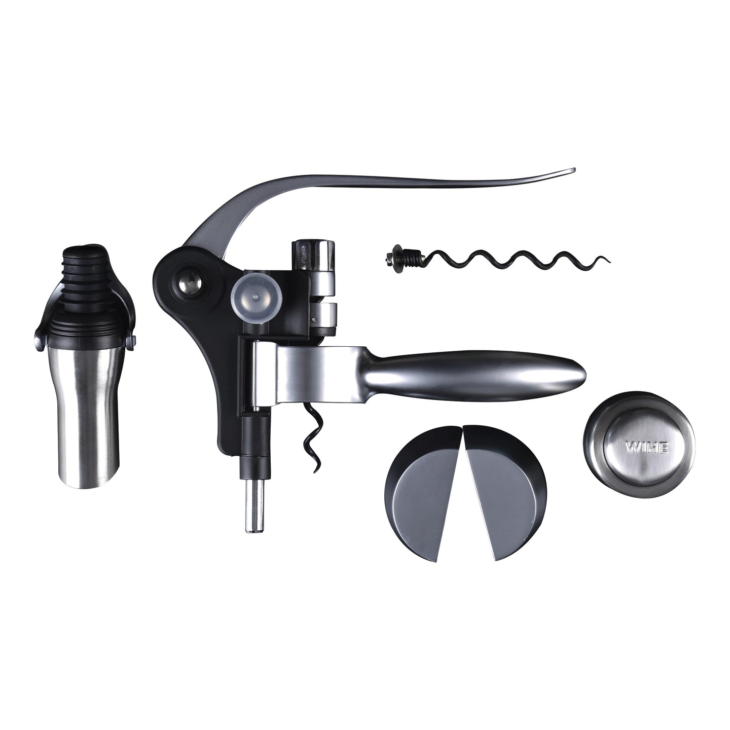 SET 5PCS WINE ACCESORIES ZINC ALLOY LISTRAC OENOLOGY MP