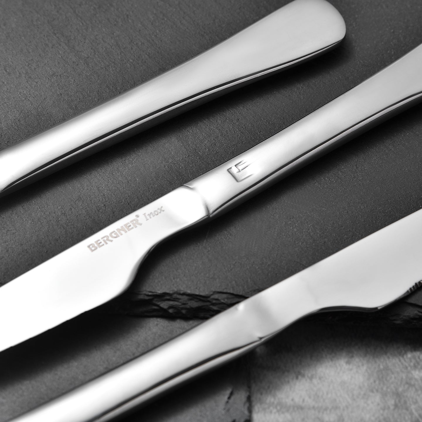 Set 6 piezas Cuchillo de mesa Bergner acero inoxidable (5)