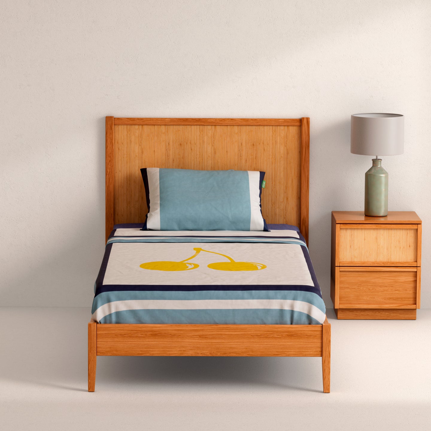 Sábanas y almohada Benetton fruits Cerezas - Cama 90cm (6)