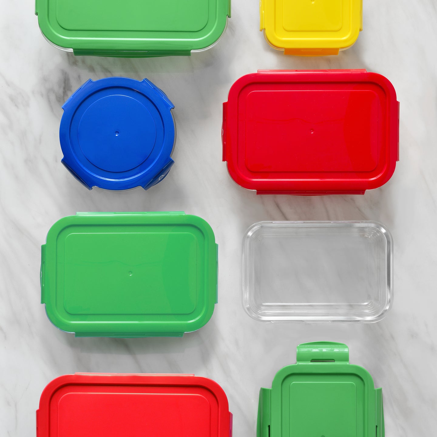 Táper rectangular de vidrio Benetton - Rainbow (2)