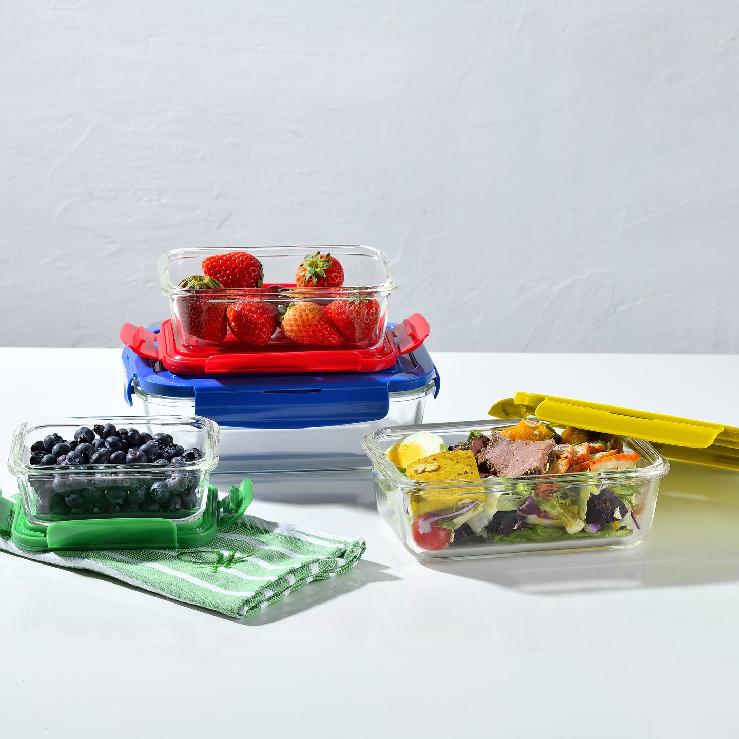 Táper rectangular de vidrio Benetton - Rainbow (4)