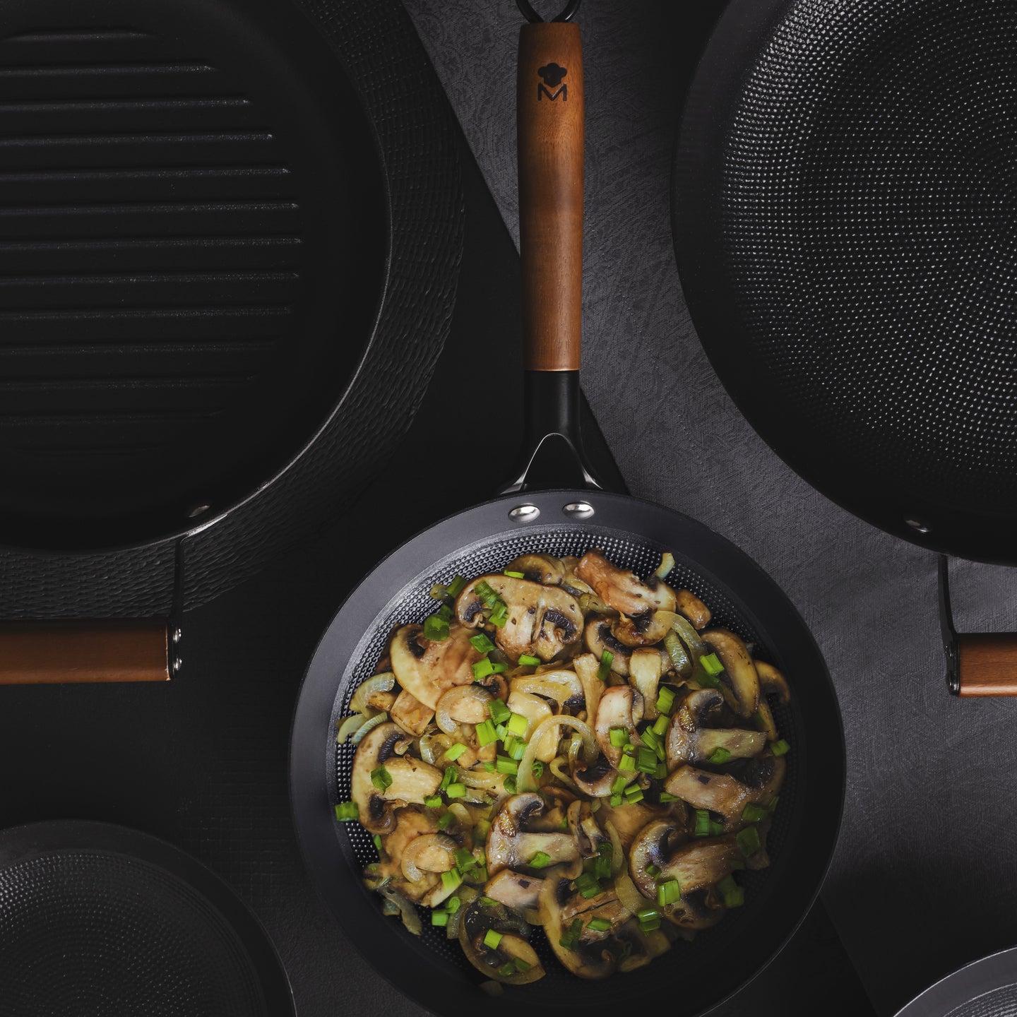 Wok MasterPRO de Hierro prensado Ø24cm - Odin (1)