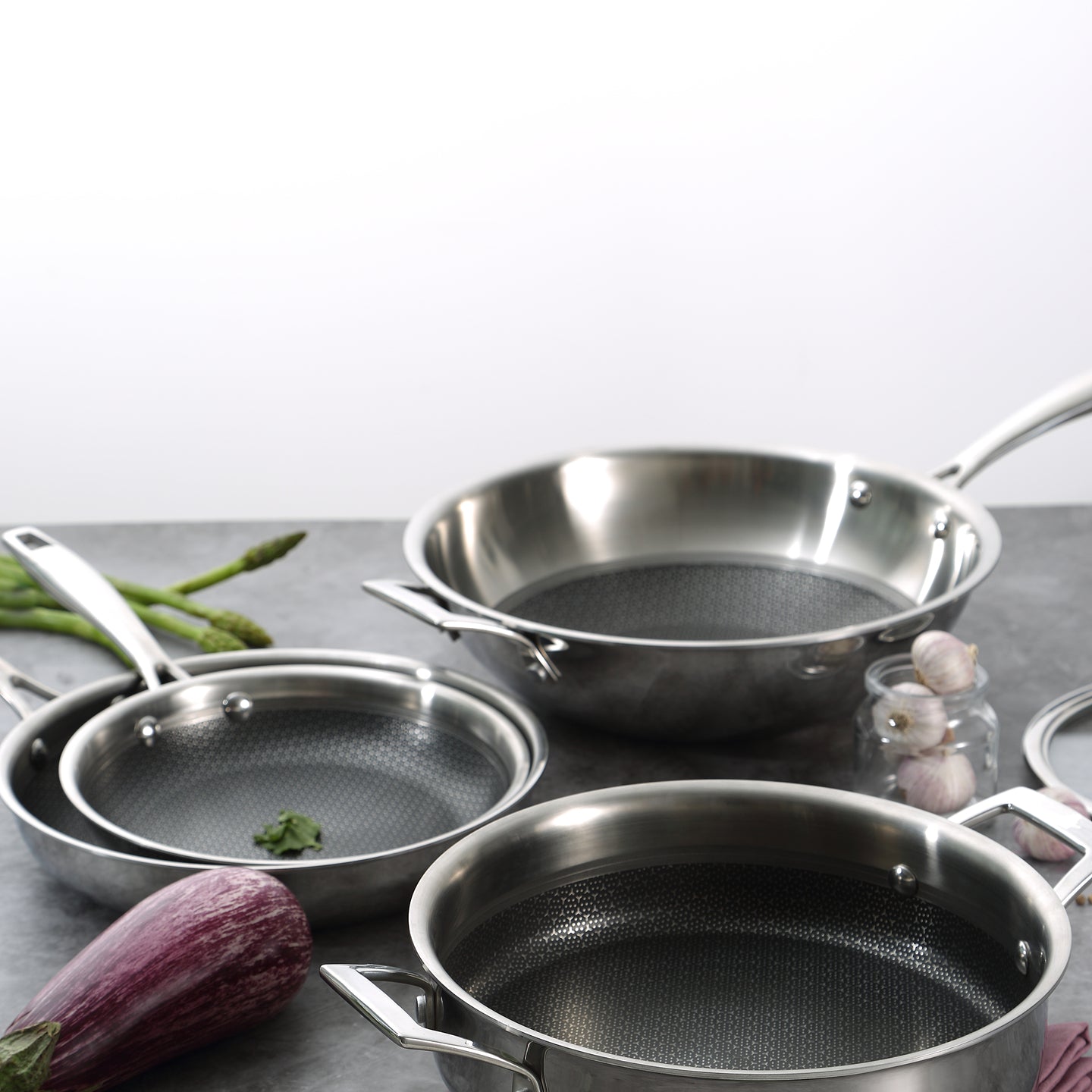 Wok MasterPRO de Acero inoxidable Ø24cm - Hi-tech 3 (1)