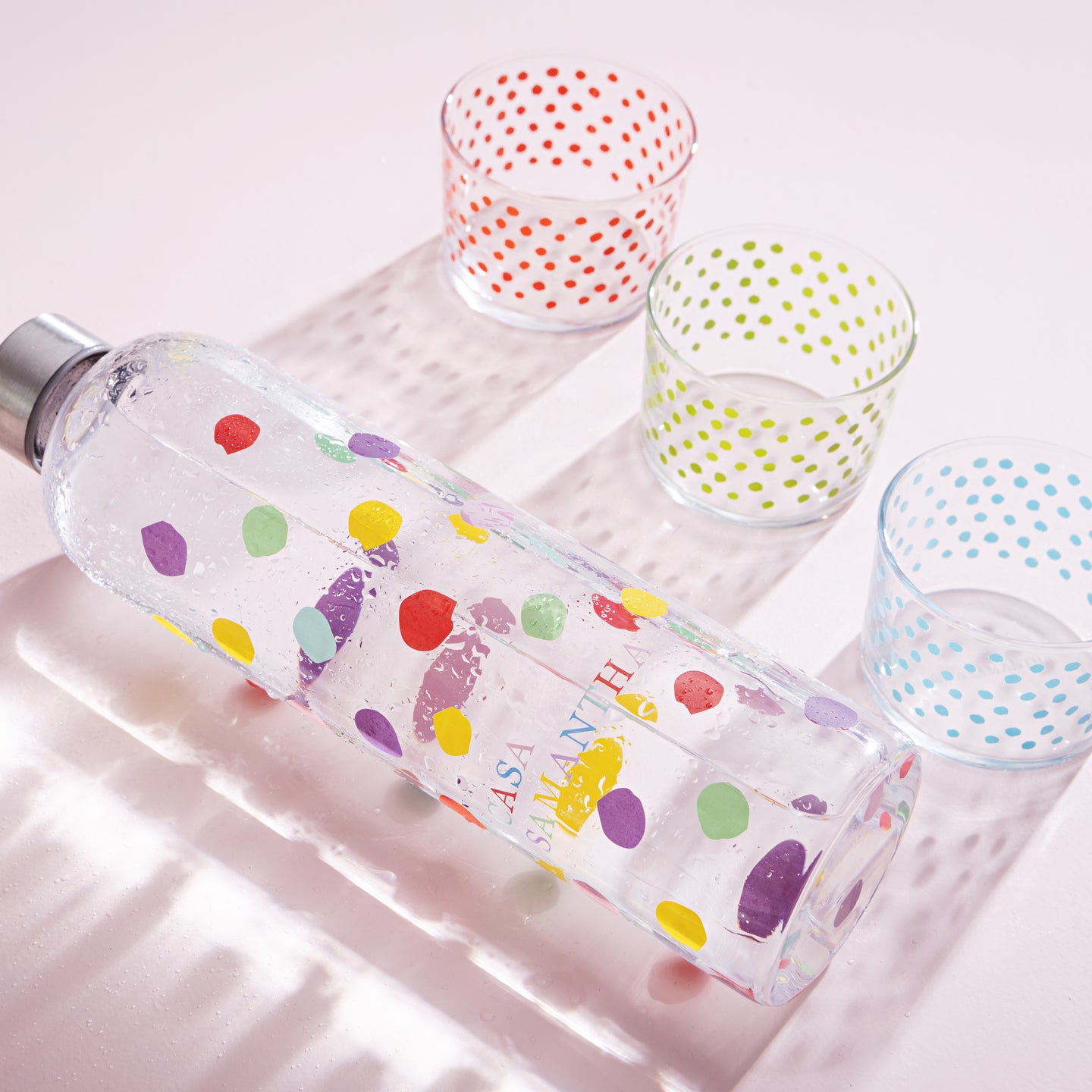 Set de 3 vasos de agua Casa Samantha 0.24L (1)