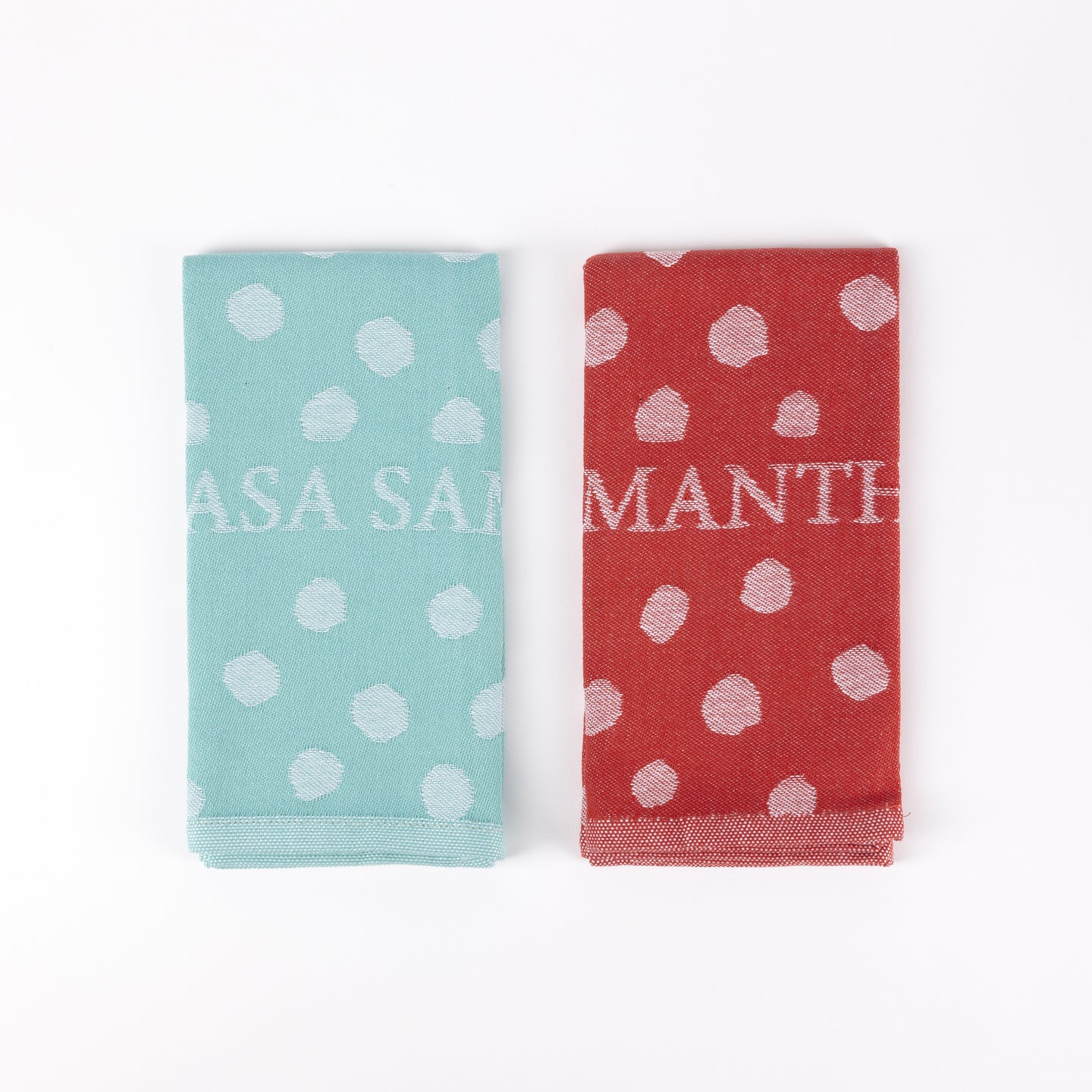 JUEGO DE 2 TRAPOS COCINA 45x45CM 100% ALGODÓN SABOR CASA SAMANTA