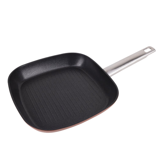 SARTEN ASADOR CUADRADA 24X4.0CM ALUMINIO FORJADO IND AGROS SG