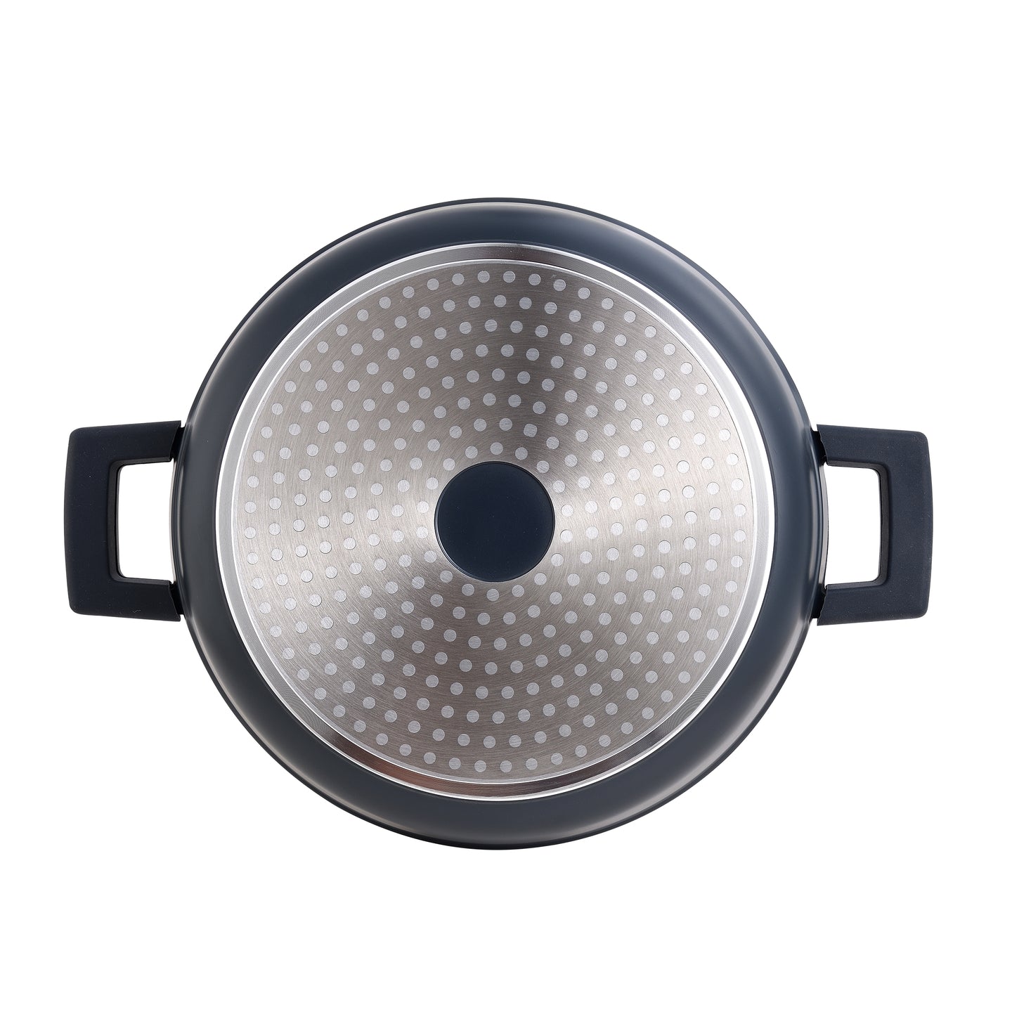 Cacerola baja MasterPRO de aluminio fundido 28 cm - Índigo (2)