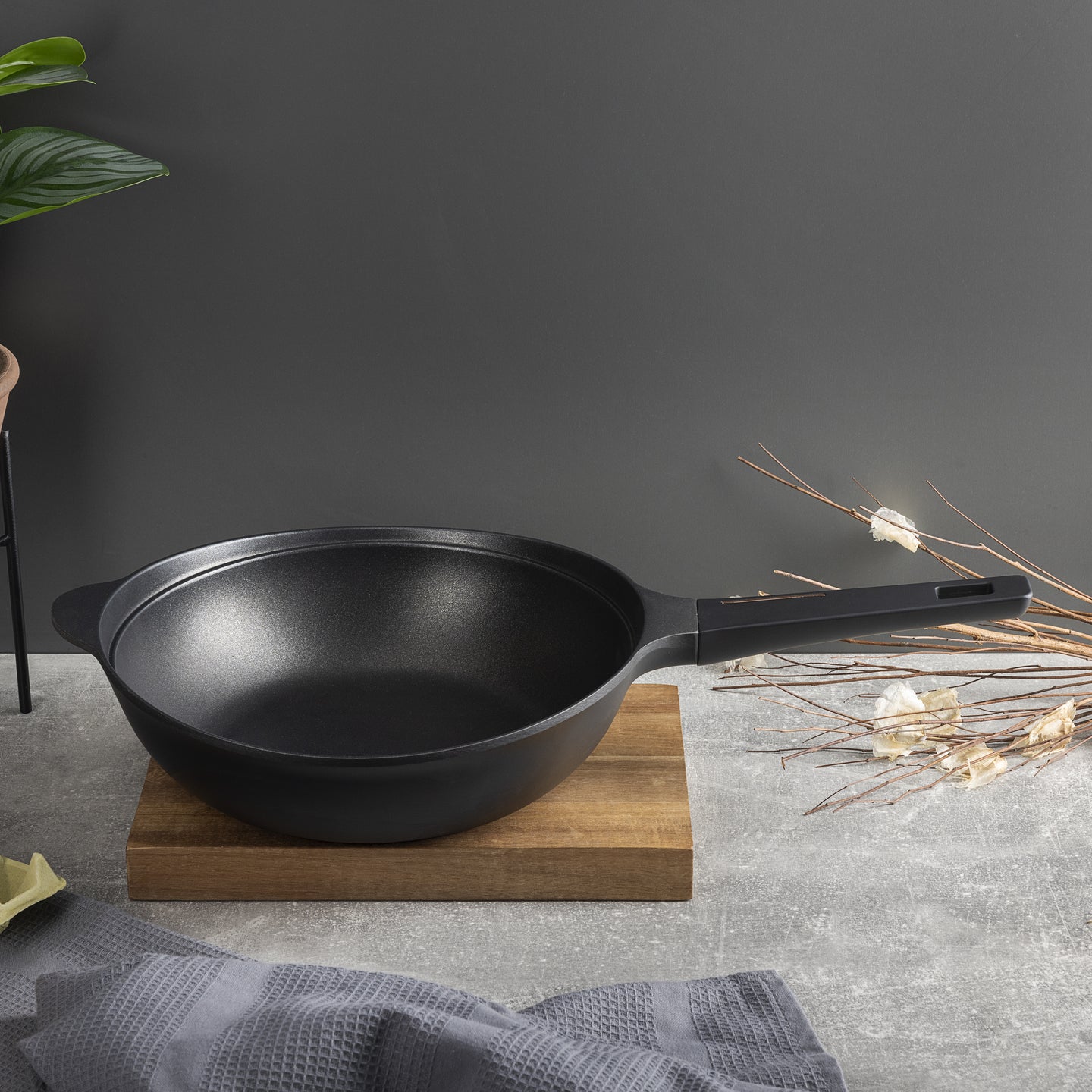 Wok Bergner de aluminio fundido - Copper (1)