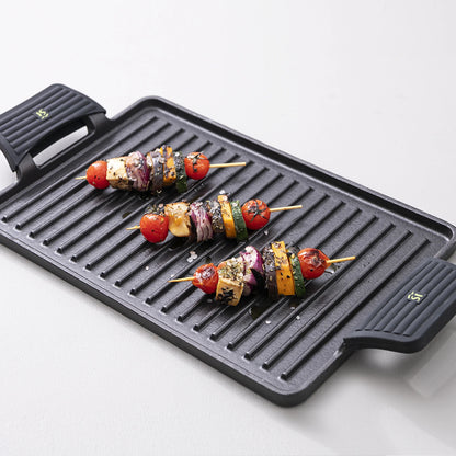 Plancha Rectangular de Hierro Fundido Esmalte Negro Xtra - San Ignacio