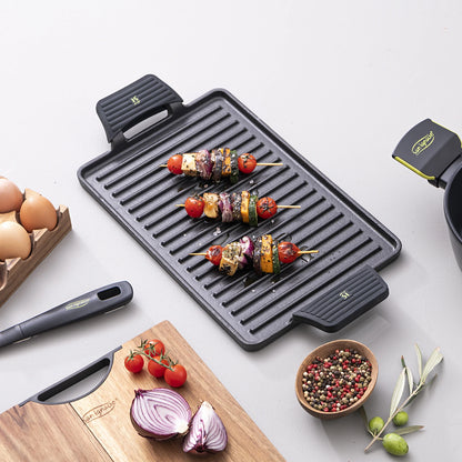Plancha Rectangular de Hierro Fundido Esmalte Negro Xtra - San Ignacio