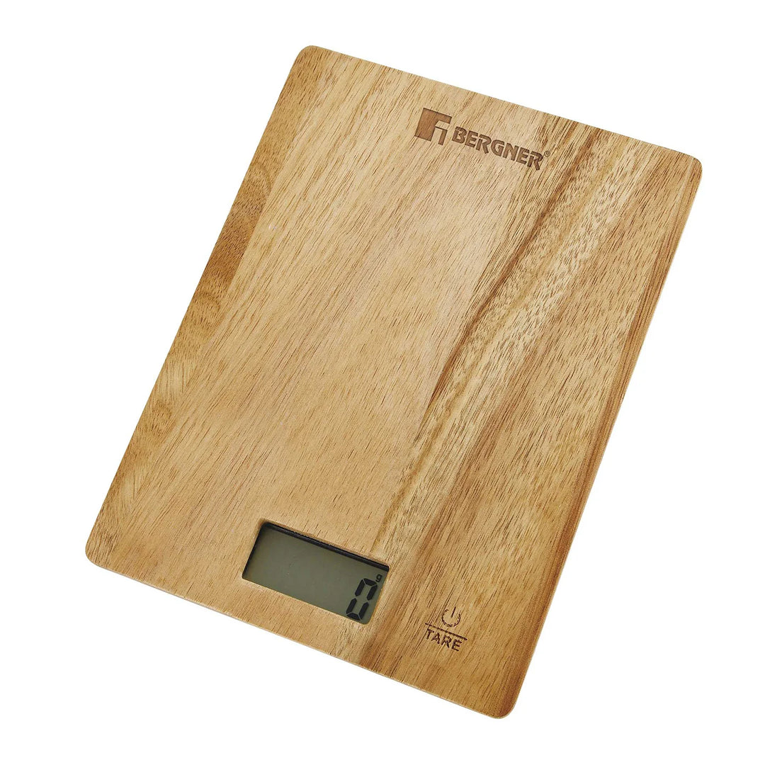 Bascula de Cocina de madera 0-5Kg Naturally - Bergner