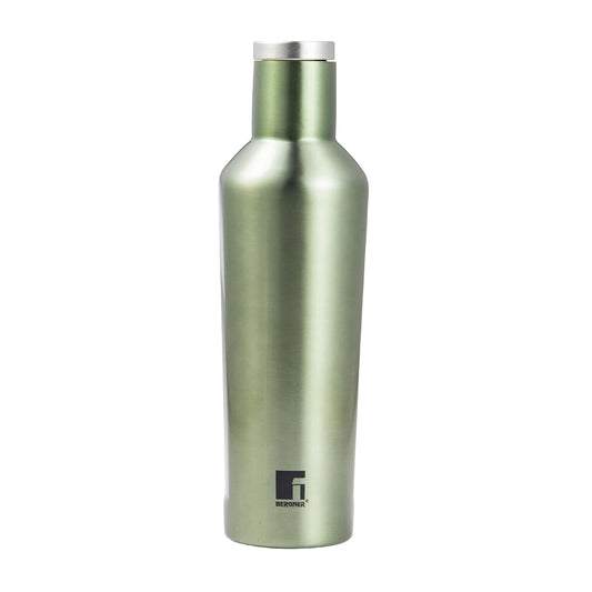 Botella de Viaje 500 ml Acero Inoxidable Midnight - Bergner