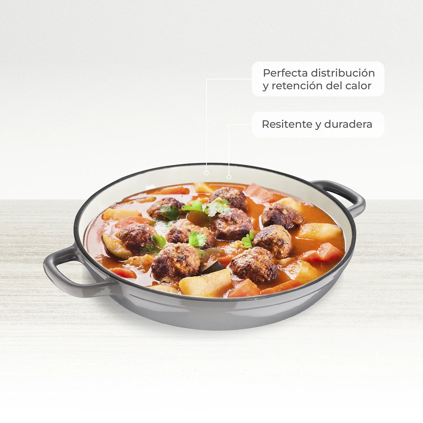 Batería de cocina de hierro fundido Unique 5 piezas - MasterPRO