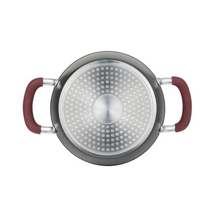Cacerola con tapa 20 cm. de aluminio forjado Maroon - Bergner