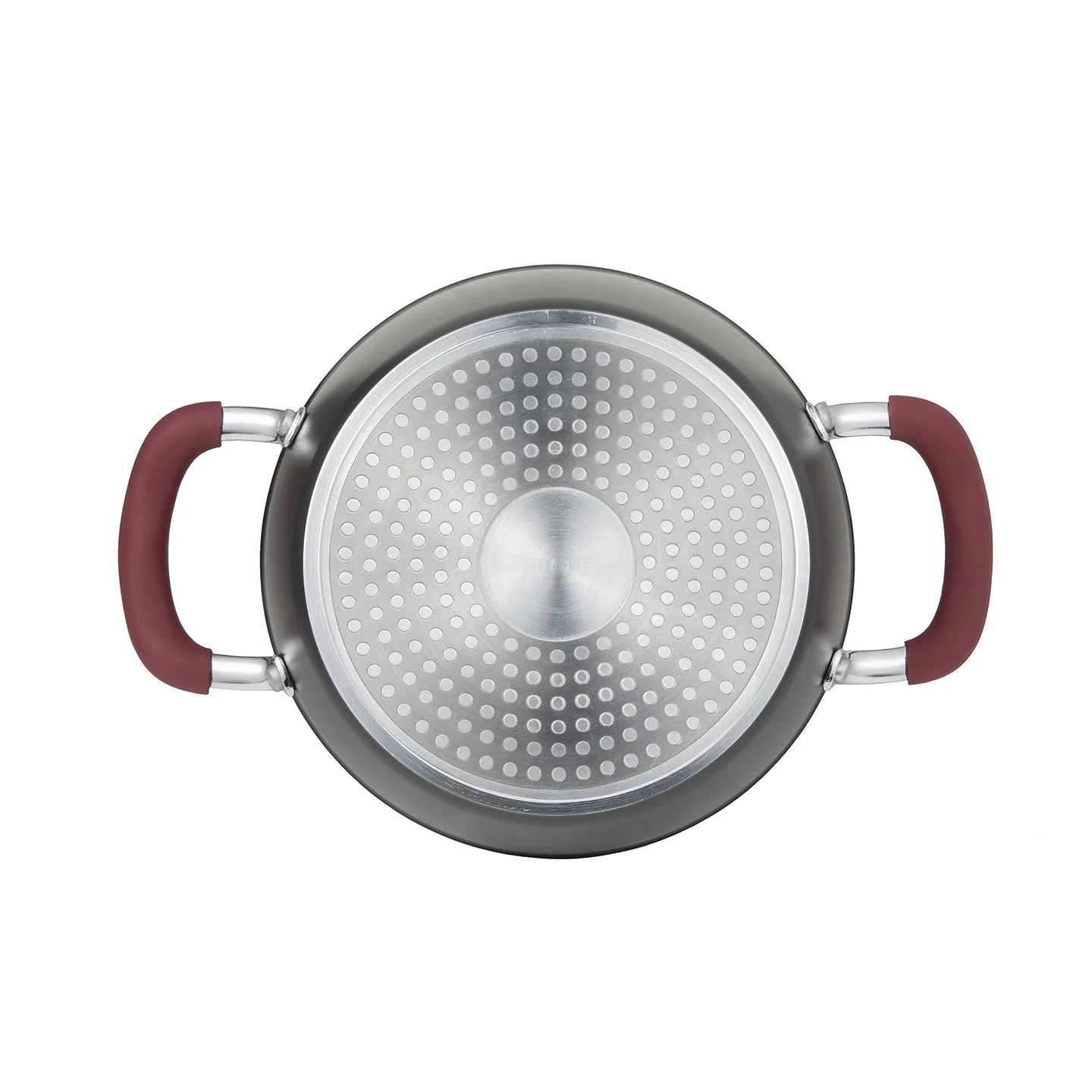 Cacerola con tapa 20 cm. de aluminio forjado Maroon - Bergner