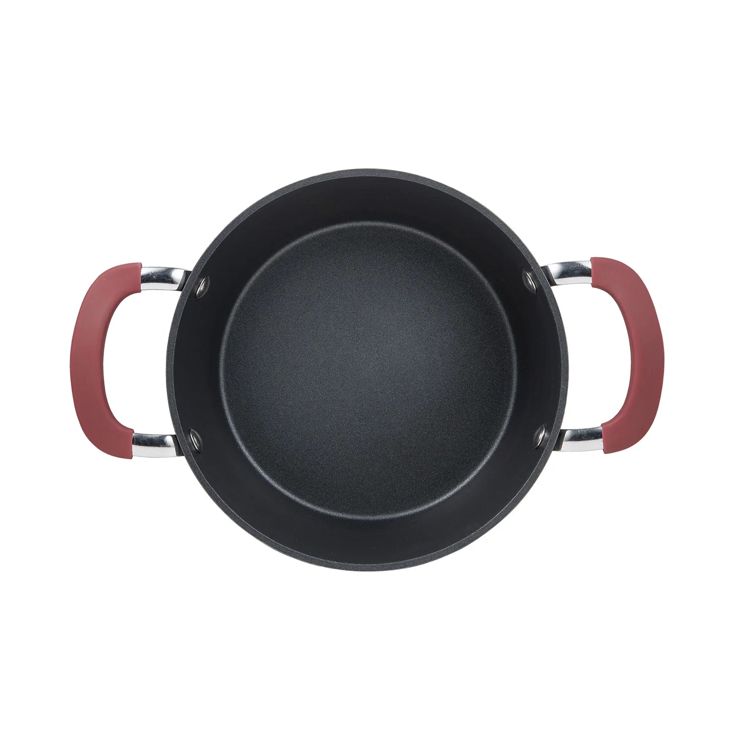 Cacerola con tapa 20 cm. de aluminio forjado Maroon - Bergner