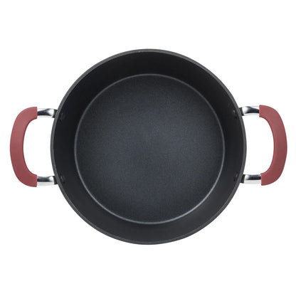 Cacerola con tapa 28 cm. de aluminio forjado Maroon - Bergner
