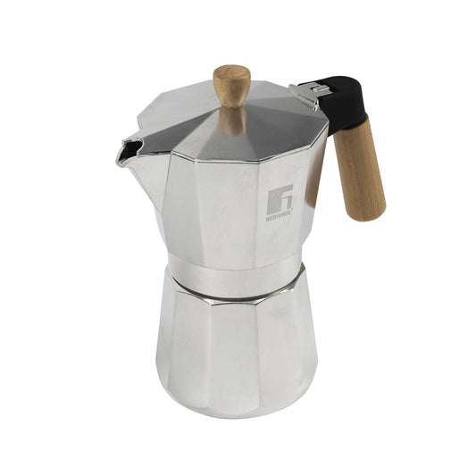 Cafetera Italiana de 6 Tazas Aluminio Coffee & Tea Lovers - Bergner