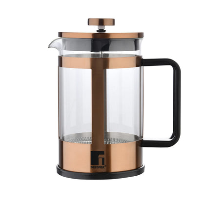 Cafetera de Émbolo de vídrio 800ml Copper - Bergner