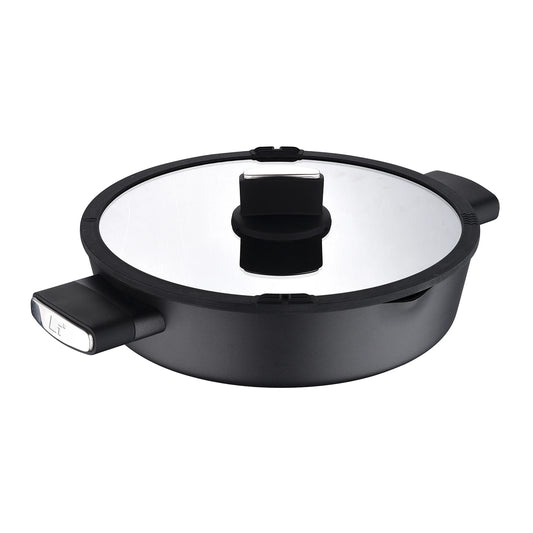 Cazuela de Aluminio Forjado con Tapa Ion 28cm - Bergner