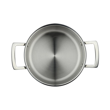 Cacerola de acero inox sin revestimiento con tapa LEGACY - MasterPRO
