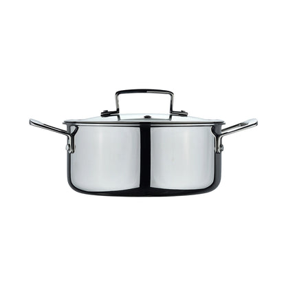 Cacerola de acero inox sin revestimiento con tapa LEGACY - MasterPRO