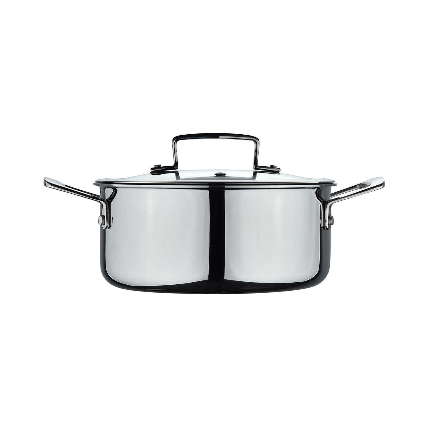Cacerola de acero inox sin revestimiento con tapa LEGACY - MasterPRO