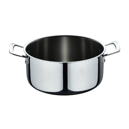Cacerola de acero inox sin revestimiento con tapa LEGACY - MasterPRO