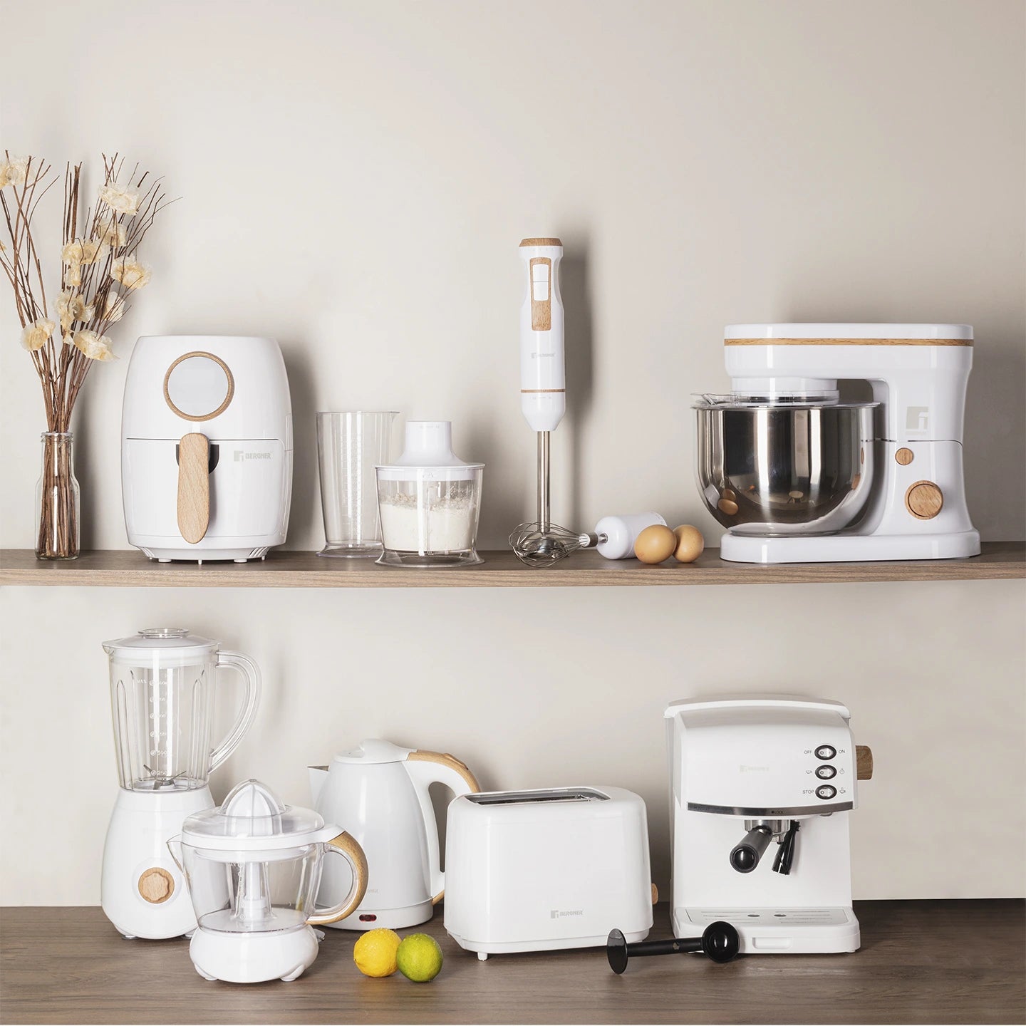 Cafetera Espresso 15 Bares 850W 1,5L Naturally - Bergner
