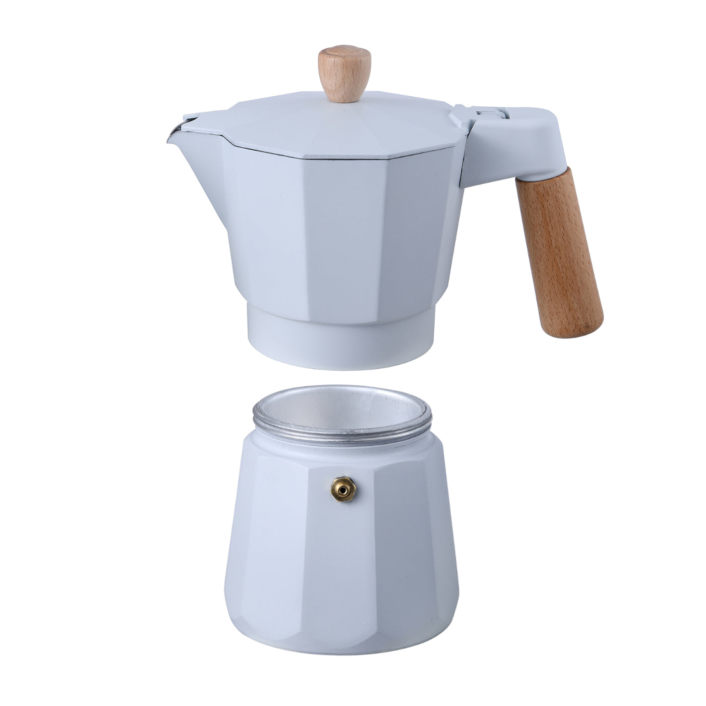 Cafetera de 6 Tazas Naturally Aluminio - Bergner