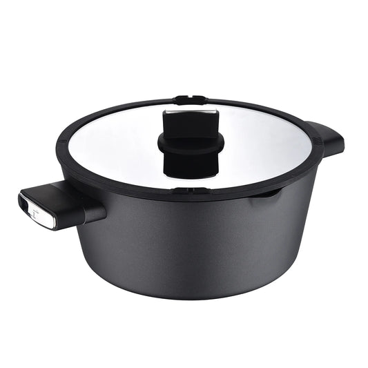 Cazuela de Aluminio Forjado con Tapa Ion 28cm - Bergner