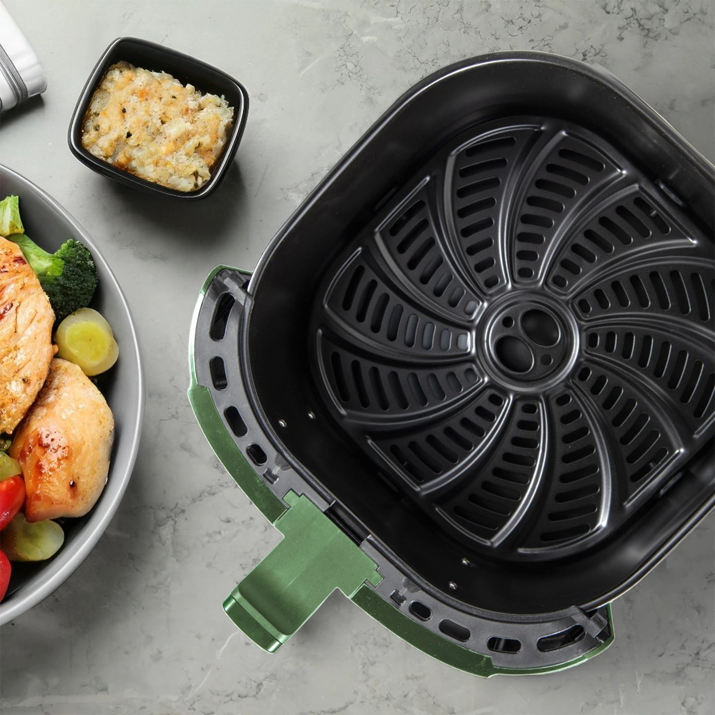 Freidora de Aire 1800W Midnight 6.9L 8 Programas - Bergner