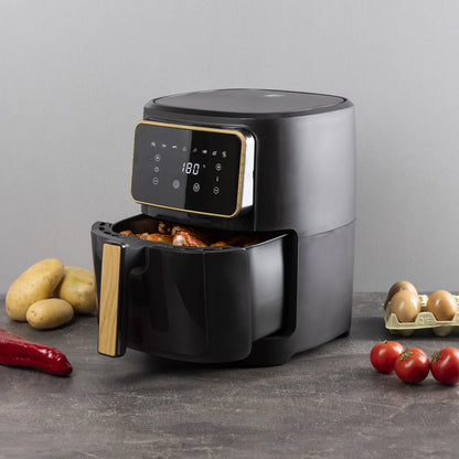 Freidora de Aire 1800W 6.9L 8 Programas Charcoal - Bergner