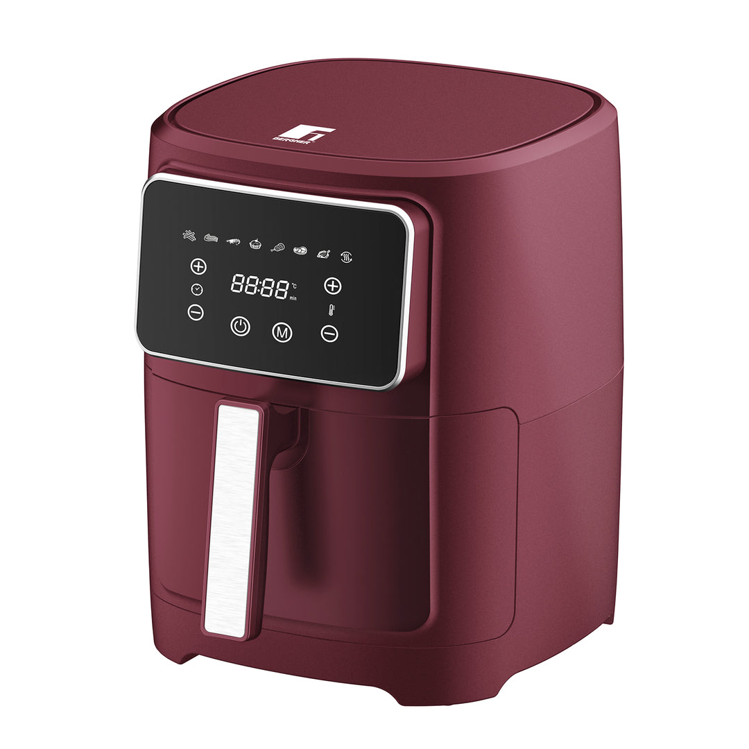 Freidora de aire Maroon de 1800W 6,9L y 8 programas preestablecidos - Bergner