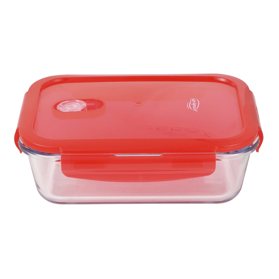 Hermético Rectangular Magna 640ml Cristal de Borosilicato - San Ignacio