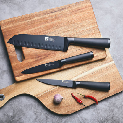 Cuchillo chef Bergner de acero inoxidable 20 cm - Blackblade