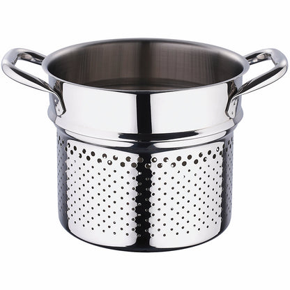 Olla para pasta Bergner de acero inoxidable con tapa 5L - Gourmet