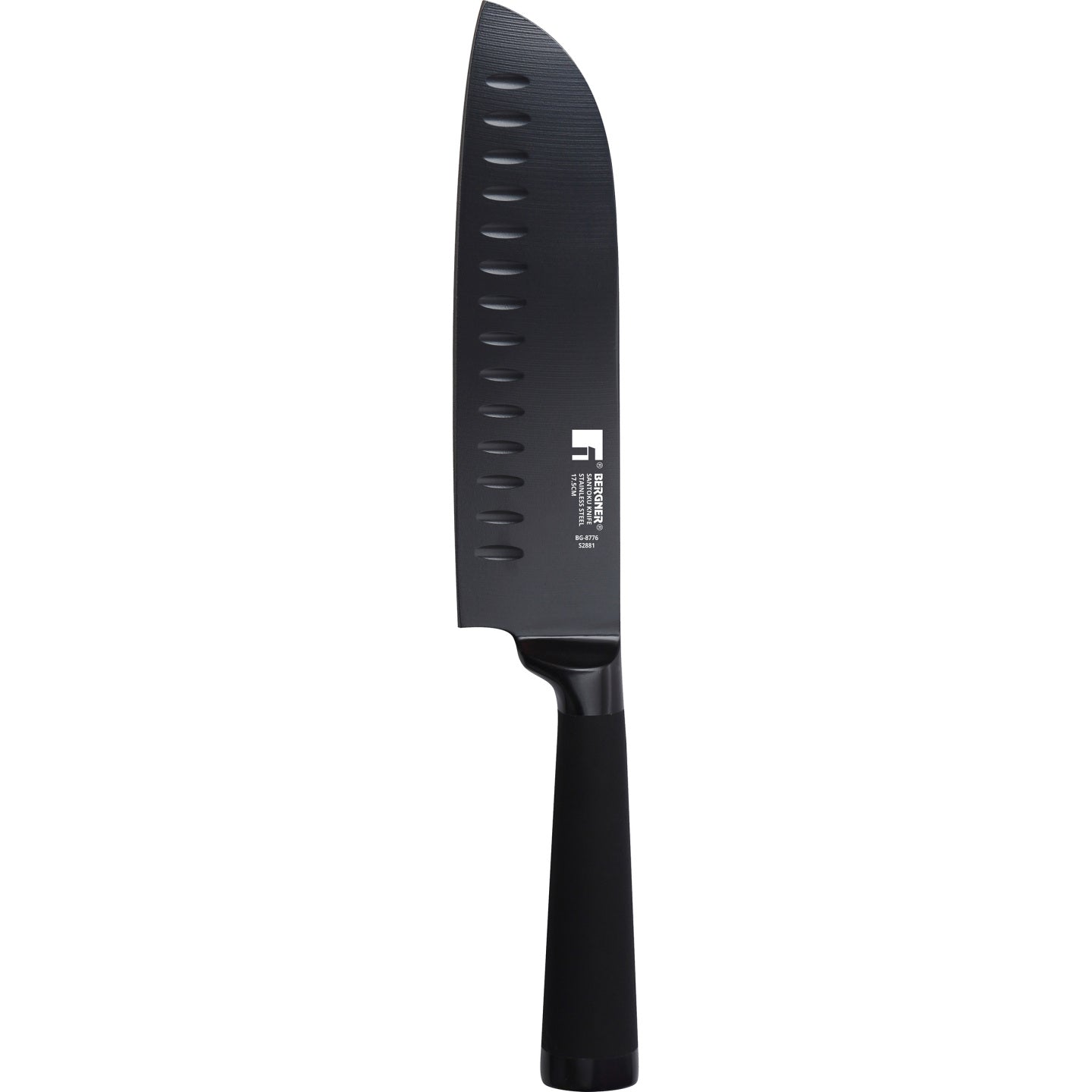 Cuchillo santoku Bergner de acero inoxidable 17,5 cm - Blackblade