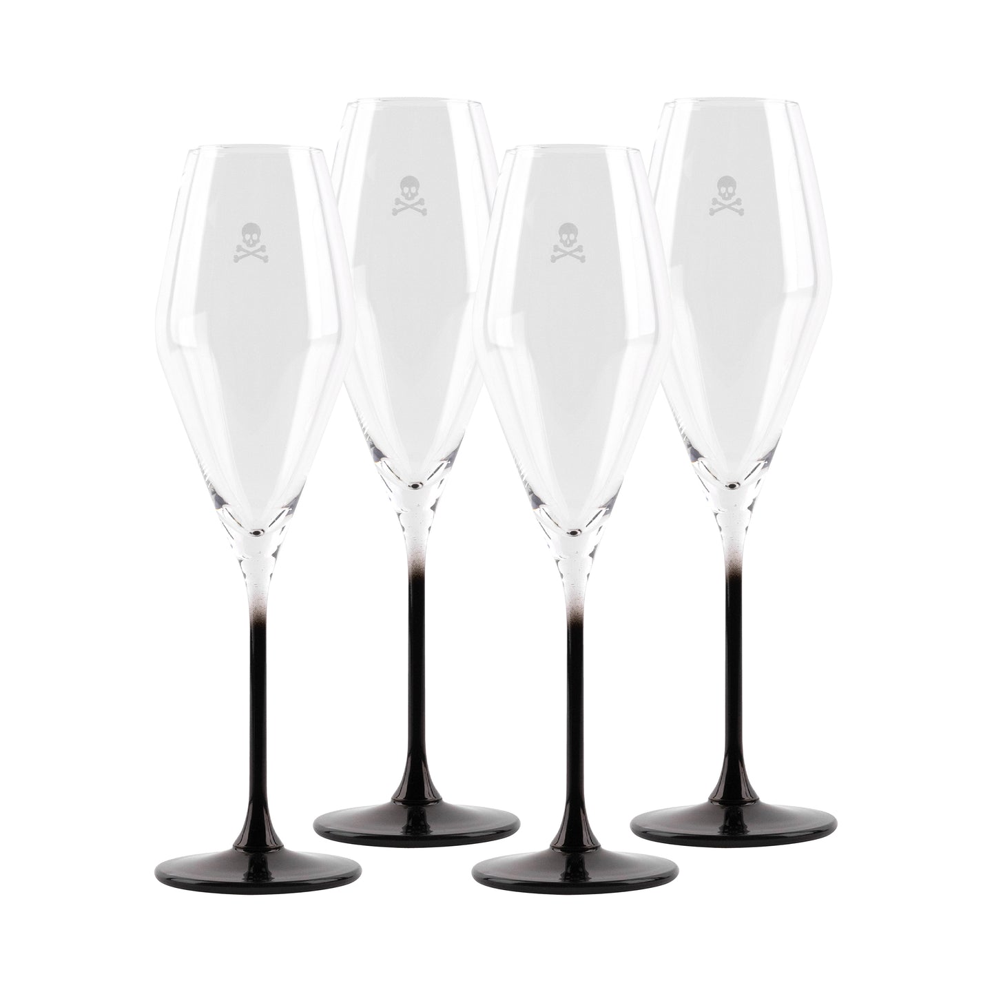 Set de 4 copas de cava Scalpers 18 cl de cristal